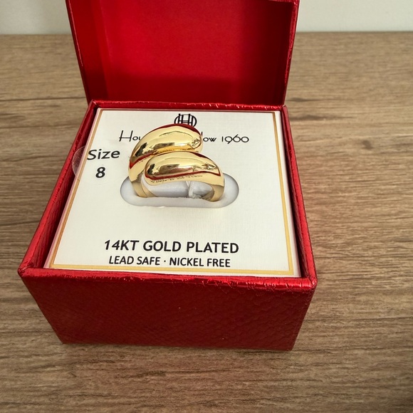 House of Harlow 1960 Gold Plated Wrap Ring, Size 8, NWT - Picture 4 of 5